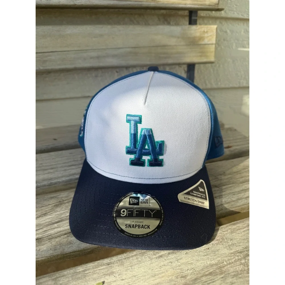 New Era 9FIFTY Los Angeles Dodgers 2025 World Series A-Frame Stretch Snap Hat